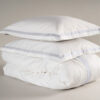 Stockholm White/Silver Bäddset Dubbel 230x220