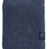 Floral Quilt Navy Blue Överkast 180x260